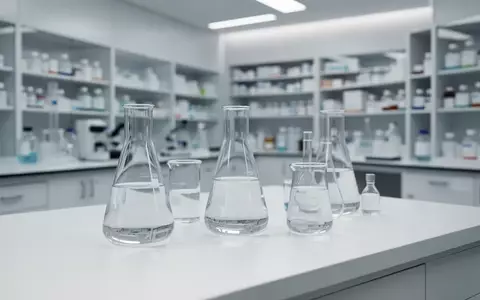Ein steriles, modernes Laboratorium mit leeren Glasbehältern in einer klinischen Umgebung ohne sichtbare Beschriftungen. - Foto: über boerse-global.de