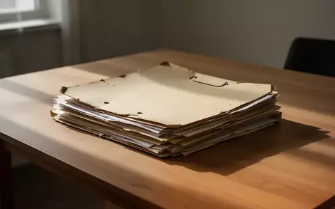 Leere Aktenordner auf einem schlichten Holztisch in einem hellen Raum, die eine Atmosphäre von bürokratischer Belastung vermitteln. - Foto: über boerse-global.de