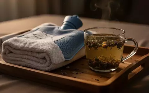 Symbolbild: Wärmflasche, Handtuch und Kräutertee - Foto: über boerse-global.de
