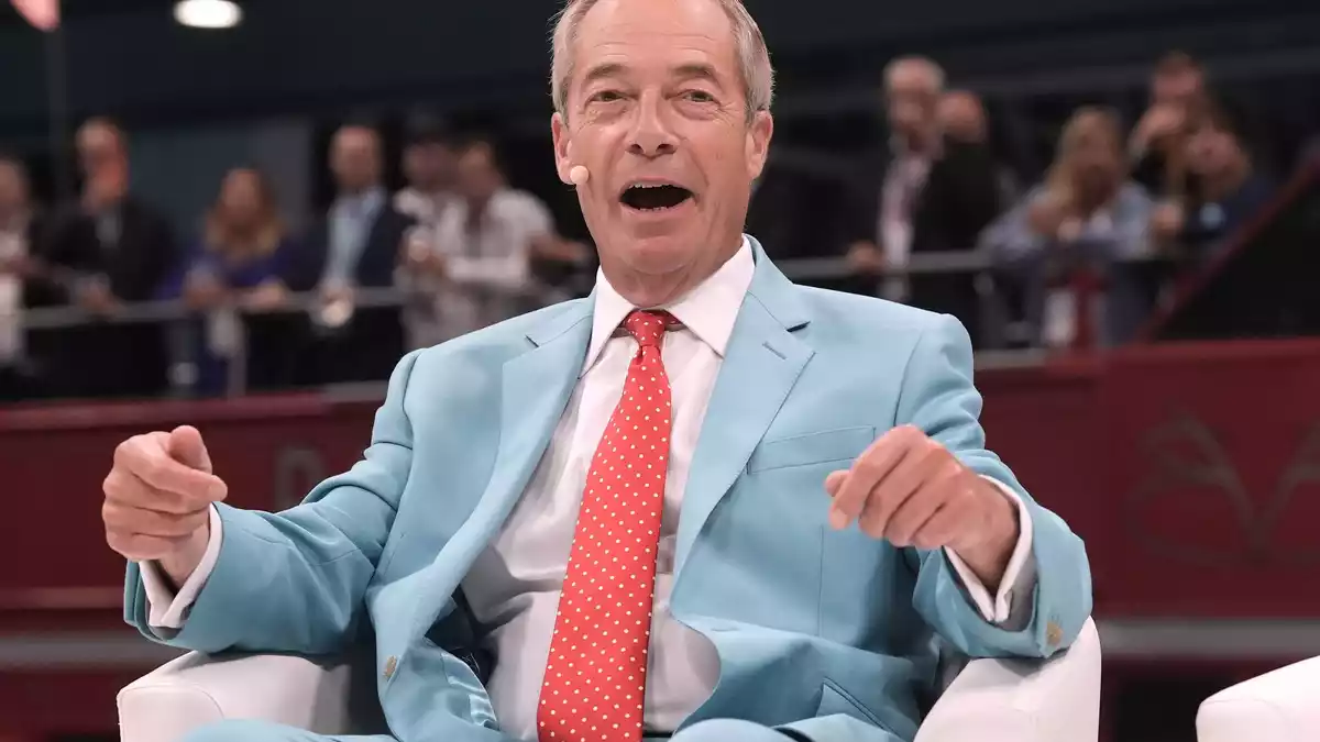 Farage hat selbst auch schon Geld erhalten. (Archivbild) - Bild: Stefan Rousseau/PA Wire/dpa
