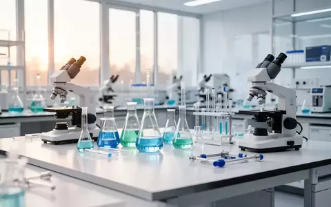 Ein modernes, helles medizinisches Forschungslabor mit professioneller Laborausrüstung und sauberen Arbeitsflächen. - Foto: über boerse-global.de