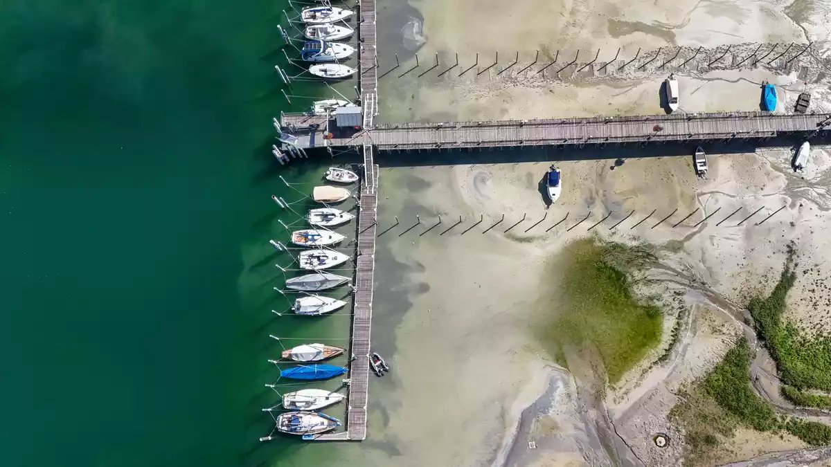 Ohne länger anhaltende und flächendeckende Regenfälle dürfte der Wasserstand in den kommenden Tagen weiter sinken. - Bild: Marius Bulling/onw-images/dpa
