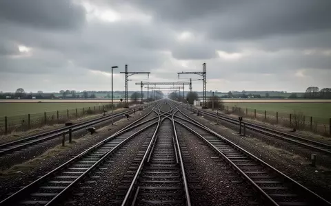 Leere Gleisanlagen und Weichen an einem bewölkten Tag in einer norddeutschen Landschaft. - Foto: über boerse-global.de