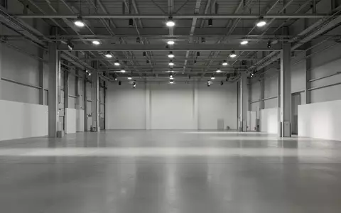 Eine weitläufige, leere Hamburger Messehalle mit hohen Decken und Betonboden, ohne Menschen oder Beschilderung. - Foto: über boerse-global.de