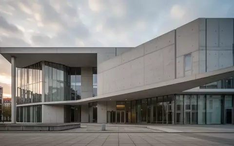 Moderne architektonische Fassade eines Regierungsgebäudes in Berlin bei bewölktem Licht. - Foto: über boerse-global.de