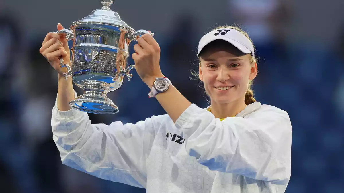 Jelena Rybakina ist neue US-Open-Champion.  - Bild: Kirsty Wigglesworth/AP/dpa
