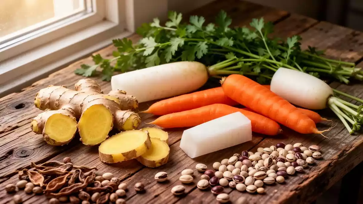 TCM-Ernährung: Wie Geschmäcker, Wärme und Zutaten wirken