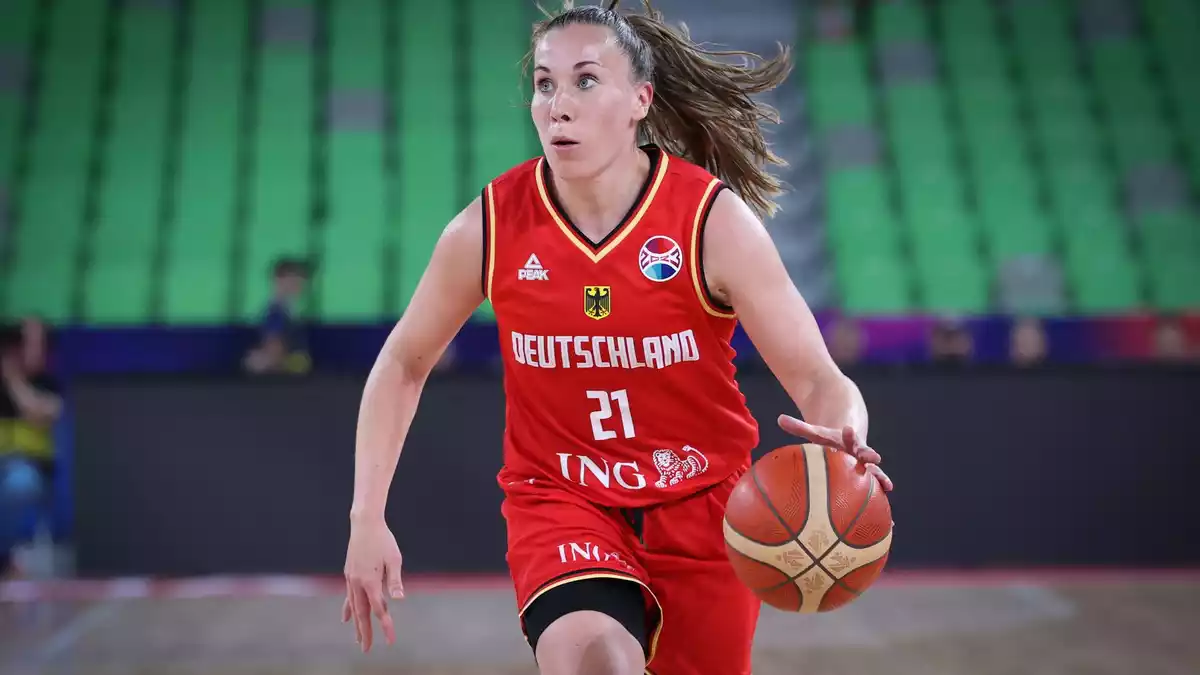Svenja Brunckhorst war beim EM-Comeback dabei und gewann im 3x3 Olympia-Gold. (Archivbild) - Bild: Virginie Lefour/belga/dpa