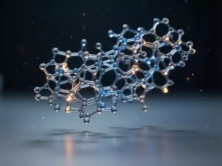 Abstrakte, leuchtende molekulare Strukturen in einer dunklen Laborumgebung, die immunologische Forschungsprozesse visualisieren. - Foto: über boerse-global.de