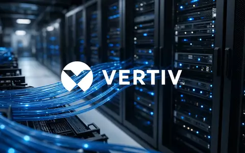 Moderne Rechenzentrumsinfrastruktur mit leuchtenden Glasfaserkabeln und Server-Racks in einer High-Tech-Umgebung. - Foto: über boerse-global.de