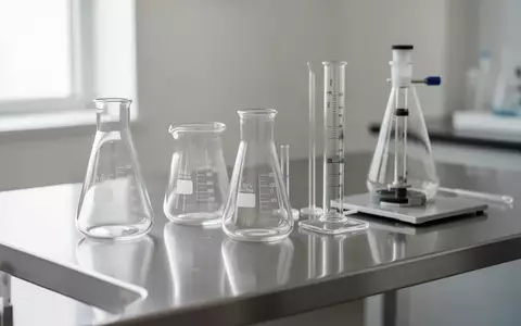 Laborausstattung mit Glasbehältern und Messinstrumenten in einer sterilen Umgebung. - Foto: über boerse-global.de