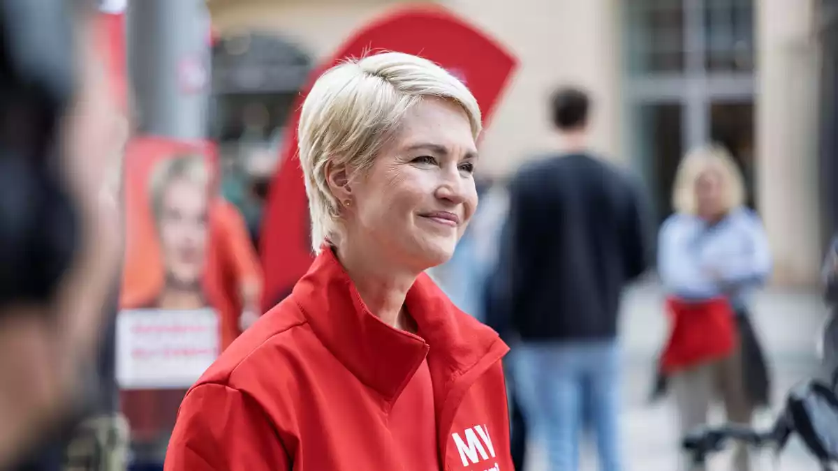 Die CDU muss fürchten, im Duell von SPD-Ministerpräsidentin Manuela Schwesig mit der AfD auf der Strecke zu bleiben. - Bild: Markus Scholz/dpa