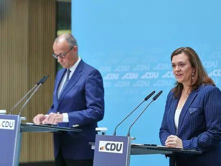 Friedrich Merz, Franziska Hoppermann (Archiv) - Foto: via dts Nachrichtenagentur