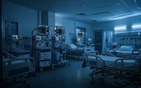 Ein leeres, modern ausgestattetes Intensivzimmer in einem Krankenhaus bei gedimmter Beleuchtung. - Foto: über boerse-global.de