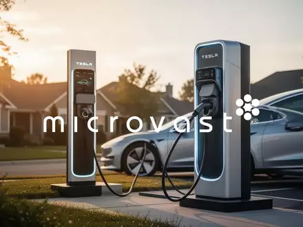 Moderne Ladeinfrastruktur für Elektrofahrzeuge in einer vorstädtischen Umgebung bei Sonnenuntergang. - Foto: über boerse-global.de