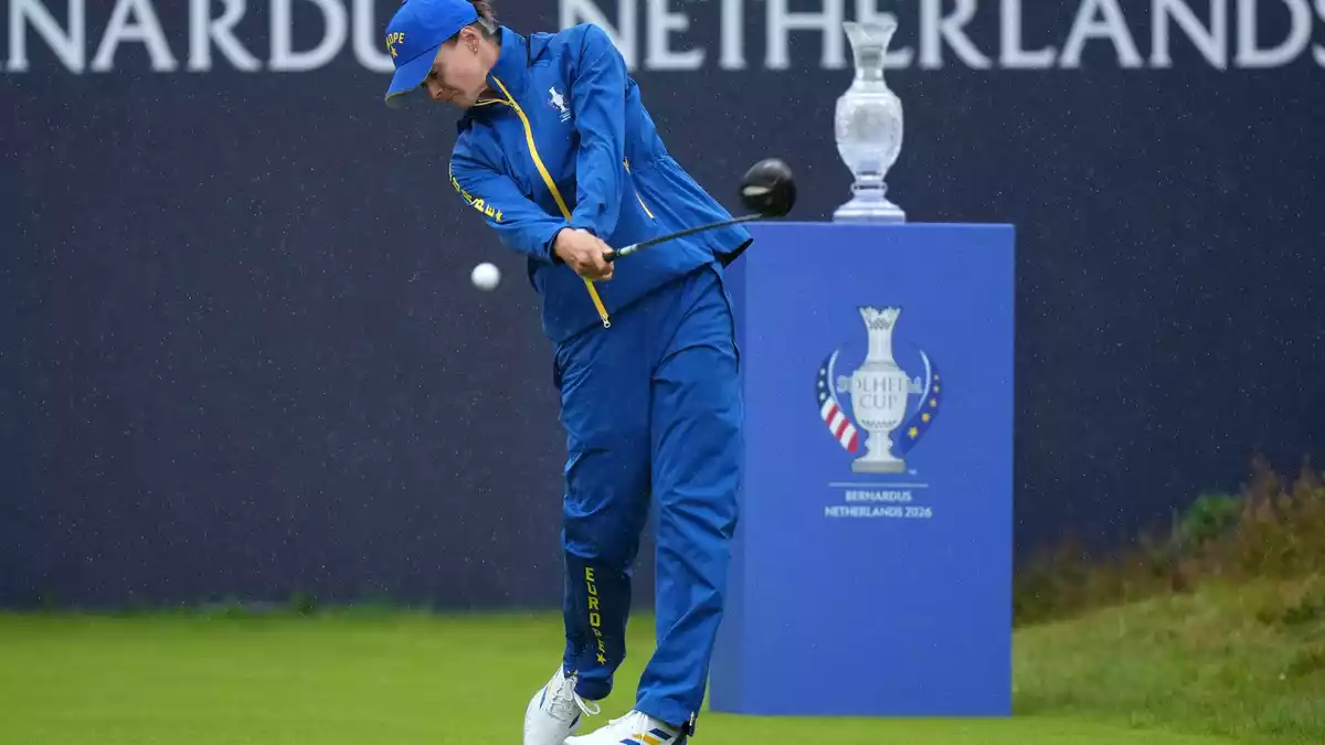 Esther Henseleit hat mit dem europäischen Team den Solheim Cup gewonnen. - Bild: Alastair Grant/AP/dpa