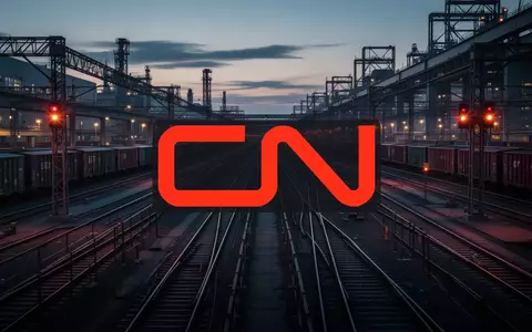 Modernes Güterverkehrsterminal mit Eisenbahnschienen in der Abenddämmerung. - Foto: über boerse-global.de