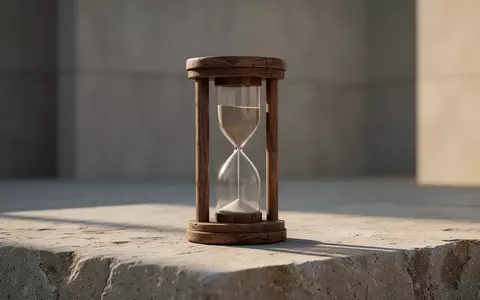 Eine Sanduhr auf einem steinernen Untergrund symbolisiert den Ablauf von Fristen und den Übergang in den Ruhestand. - Foto: über boerse-global.de