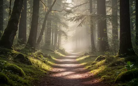 Ein ruhiger, von Sonnenlicht durchfluteter Waldweg als Symbol für einen gesunden Lebensstil und Vitalität. - Foto: über boerse-global.de
