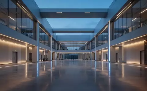 Ein weitläufiger, moderner Forschungsraum mit minimalistischer Architektur und stimmungsvoller Beleuchtung. - Foto: über boerse-global.de