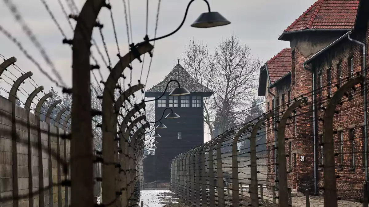 Das Vernichtungslager Auschwitz steht als Synonym für die Todesmaschinerie der Nazis. (Symbolbild) - Bild: Beata Zawrzel/AP/dpa