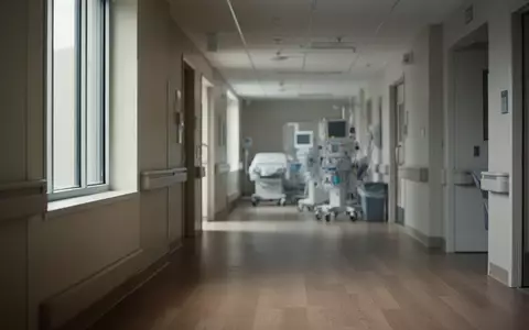 Ein ruhiger, modern gestalteter Krankenhausflur mit sanftem Tageslichteinfall und minimalistischer Architektur. - Foto: über boerse-global.de
