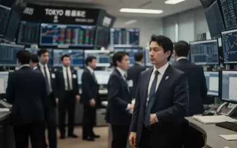 Börsenparkett in Tokio mit konzentrierten Händlern während eines neutralen Marktumfelds. - Foto: über boerse-global.de