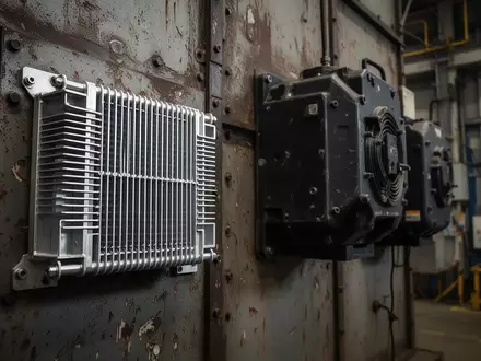 Industrielle Umgebung mit spezialisierten Kühlrippen und robuster Hardware-Infrastruktur in einer technischen Anlage. - Foto: über boerse-global.de
