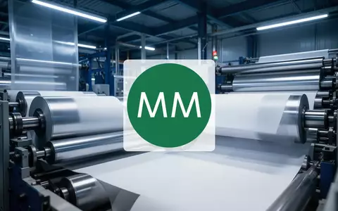 Moderne industrielle Produktionsanlage für Verpackungsmaterialien in einer professionellen, atmosphärischen Aufnahme. - Foto: über boerse-global.de