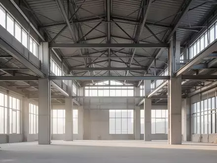 Ein minimalistischer Blick auf die Stahlstruktur einer modernen Baustelle bei natürlichem Lichteinfall. - Foto: über boerse-global.de