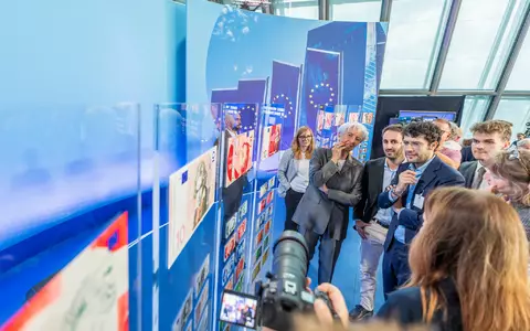 Die EZB hat Ende 2021 einen Prozess zur Neugestaltung der Geldscheine angestoßen. Im Juli 2026 stellte EZB-Präsidentin Christine Lagarde die Gestaltungsentwürfe vor, die in die engere Wahl gekommen sind. (Archivbild) - Foto: Andreas Arnold/dpa