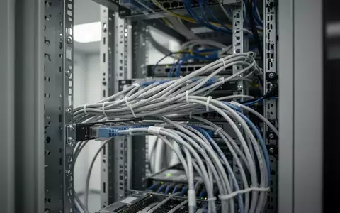 Ordentlich verkabelte Server-Infrastruktur in einem modernen IT-Rechenzentrum. - Foto: über boerse-global.de