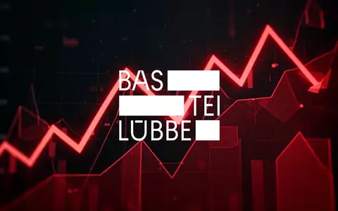 Abstrakte Darstellung eines fallenden Finanzmarktes mit roten Grafikelementen auf dunklem Hintergrund. - Foto: über boerse-global.de