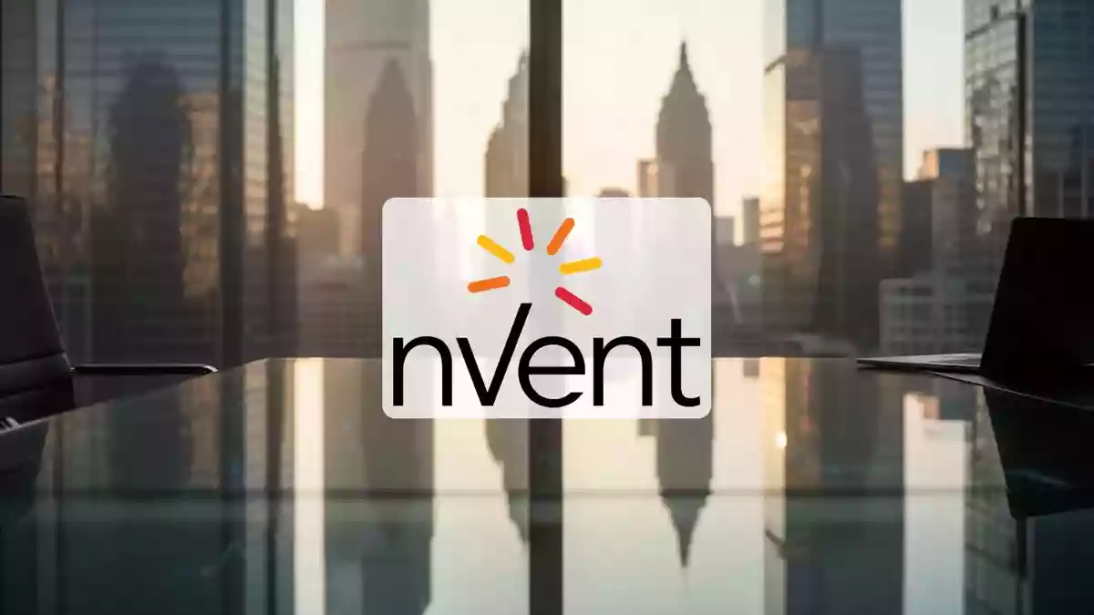 Abstrakte Darstellung eines modernen Finanzbüros mit Blick auf eine Skyline, symbolisiert institutionelle Marktaktivitäten. Illustration mit AI erstellt.