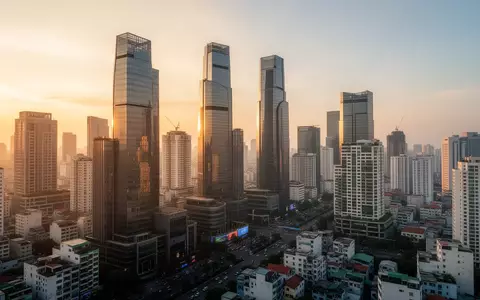 Moderne Skyline von Ho-Chi-Minh-Stadt im warmen Licht der Abendsonne. - Foto: über boerse-global.de