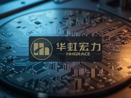 Abstrakte Darstellung einer modernen Halbleiterfertigung mit Fokus auf Mikrochip-Strukturen und technologischer Präzision. - Foto: über boerse-global.de