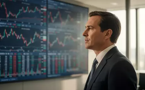 Ein Investor blickt in einem modernen Büro auf eine Wand mit unscharfen Finanzdiagrammen. - Foto: über boerse-global.de