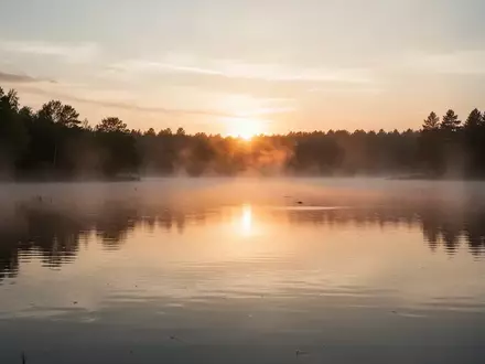 Symbolbild: ruhiger See bei Sonnenaufgang - Foto: über boerse-global.de