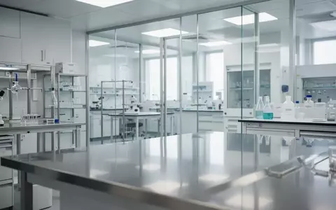 Heller, steriler medizinischer Forschungsraum mit Edelstahlflächen und minimalistischem, klinischem Design. - Foto: über boerse-global.de