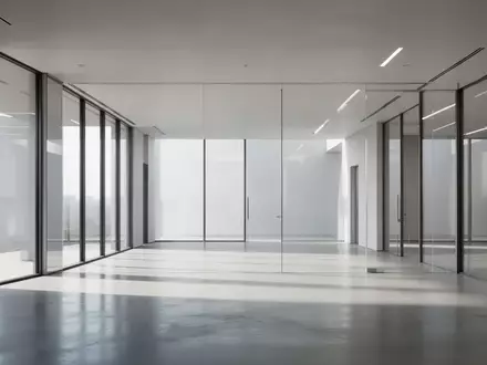 Ein minimalistischer, moderner Innenraum mit klaren Linien und hellem Tageslicht, der Ordnung und Struktur vermittelt. - Foto: über boerse-global.de