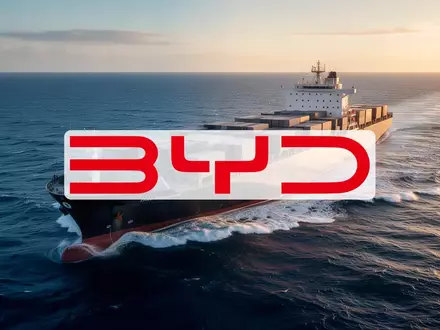 Ein modernes Frachtschiff auf offener See bei Sonnenuntergang als Symbol für globale Logistik und Expansion. - Foto: über boerse-global.de
