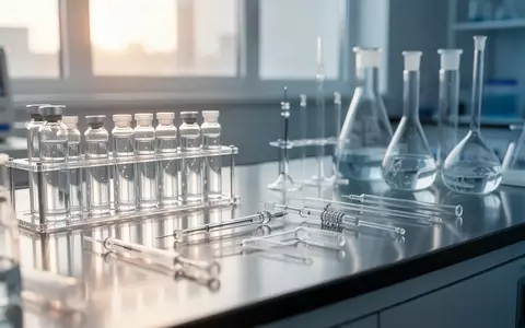 Ein steriler, modern eingerichteter Laborarbeitsplatz mit Glasgefäßen für die medizinische Forschung. - Foto: über boerse-global.de