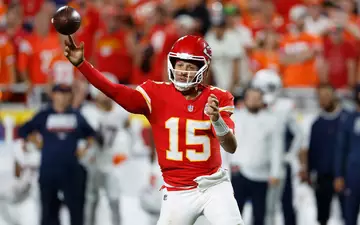 Patrick Mahomes in Aktion. - Foto: Colin E. Braley/AP/dpa