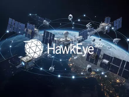 Abstrakte Darstellung von Satellitentechnologie und globaler Vernetzung im Weltraum bei atmosphärischer Beleuchtung. - Foto: über boerse-global.de