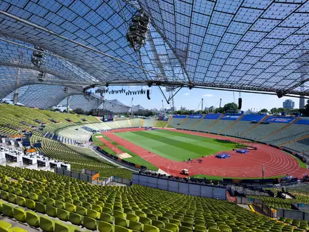 Die European Championships sorgten 2022 für große Begeisterung im Münchner Olympiastadion. Nun findet 2031 eine WM in der bayerischen Landeshauptstadt statt. (Archivbild) - Foto: Sven Hoppe/dpa