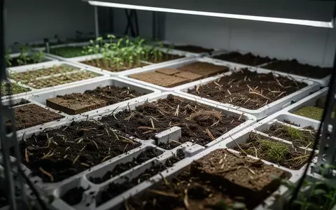 Nahaufnahme von organischen Substraten in einer landwirtschaftlichen Forschungsanlage zur Zucht von Insektenbiomasse. - Foto: über boerse-global.de