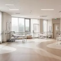 Heller, moderner Innenraum einer Rehabilitationseinrichtung mit barrierefreier Gestaltung und natürlichem Lichteinfall. - Foto: über boerse-global.de