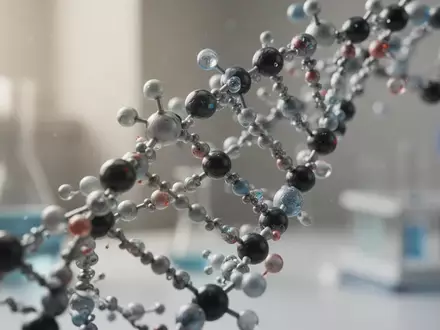 Nahaufnahme einer molekularen DNA-Struktur in einem Laborumfeld als Symbol für epigenetische Forschung. - Foto: über boerse-global.de