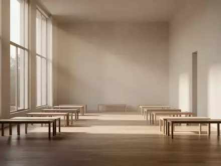 Ein heller, minimalistischer Raum mit natürlichem Lichteinfall, der eine ruhige und aufgeräumte Atmosphäre ausstrahlt. - Foto: über boerse-global.de