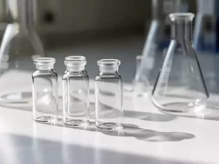 Leere Laborgefäße aus Glas in einer sauberen, professionellen Laborumgebung. - Foto: über boerse-global.de
